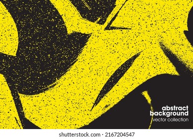 Vektorgrafik von Pinselstrichen, strukturierter Hintergrund. Verzerrte Overlay-Textur. brüchiger Hintergrund. Abstrakter strukturierter Effekt. 