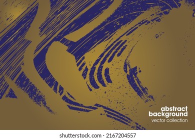 Vector illustration of brush srokes texture background. Distressed overlay texture. Grunge background. Abstract textured effect. 