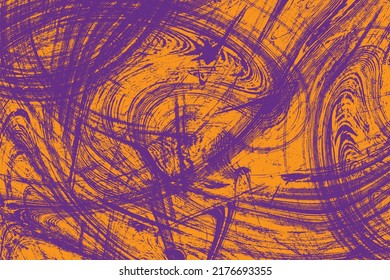 Ilustración vectorial del fondo de textura de brocas. Textura superpuesta angustiada. Borde de fondo. Efecto texturado abstracto. 