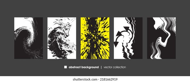 Vector illustration of brush srokes texture background. Distressed overlay texture. Grunge background. Abstract textured effect. 