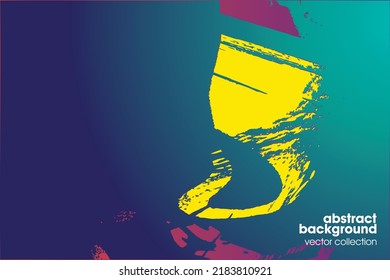 Ilustración vectorial del fondo de textura de brocas. Textura superpuesta angustiada. Borde de fondo. Efecto texturado abstracto. 