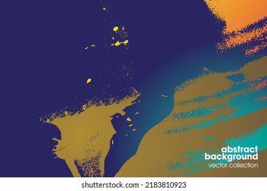 Ilustración vectorial del fondo de textura de brocas. Textura superpuesta angustiada. Borde de fondo. Efecto texturado abstracto. 