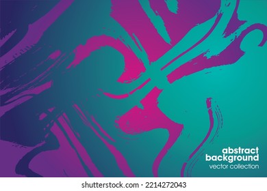 Vector illustration of brush srokes texture background. Distressed overlay texture. Grunge background. Abstract textured effect. 