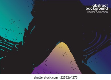 Vector illustration of brush srokes texture background. Distressed overlay texture. Grunge background. Abstract textured effect. 