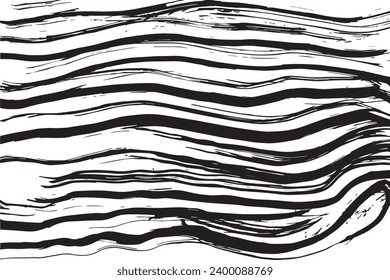 Vector illustration of brush srokes texture background. Distressed overlay texture. Grunge background. Abstract textured effect. 