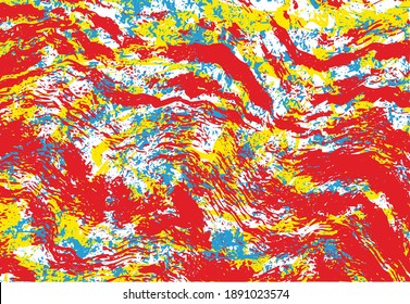 Ilustración vectorial del fondo de textura de los trazos de pincel. Textura superpuesta angustiada. Borde de fondo. Efecto texturado abstracto. 