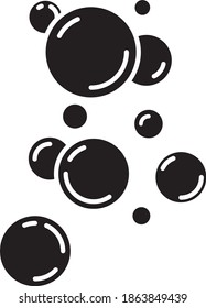 Vector illustration of the bubbles