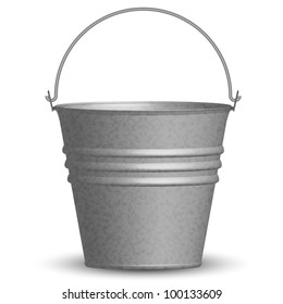 Vector illustration of bucket