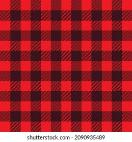 vector illustration of buffalo plaid pattern.