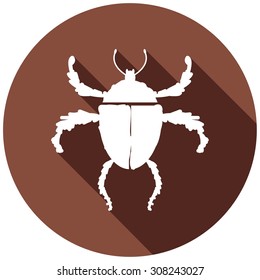 vector illustration of bug