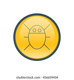 Vector illustration of bug icon