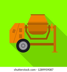 Vector illustration of build and construction icon. Set of build and machinery vector icon for stock.