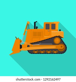 Vector illustration of build and construction logo. Collection of build and machinery stock symbol for web.