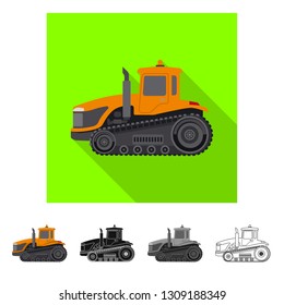 Vector illustration of build and construction logo. Collection of build and machinery vector icon for stock.