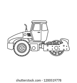Vector illustration of build and construction sign. Collection of build and machinery vector icon for stock.