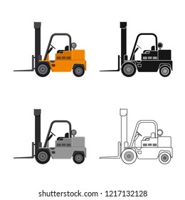 Vector illustration of build and construction symbol. Collection of build and machinery vector icon for stock.
