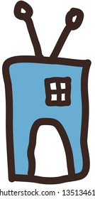 Vector illustration of a building