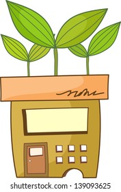 Vector illustration of a building