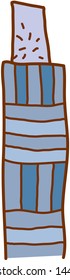 Vector illustration of a building