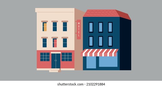 vector illustration of a building