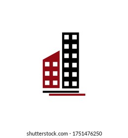 Ilustración vectorial de la empresa de construcción de edificios
