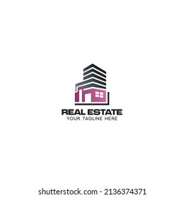 Ilustración vectorial del icono de construcción. símbolo de construcción. adecuado para el logotipo de la empresa de construcción de edificios o para el campo interior de la casa.