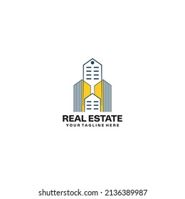 Vector illustration of building icon. building Symbol. suitable for building construction company logo or home interior field.
