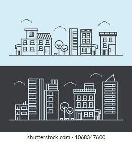 Vector Ilustración de la construcción en línea