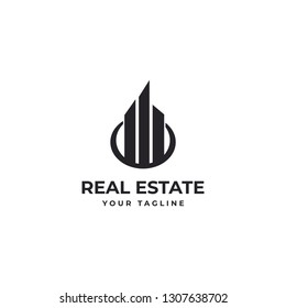 Vector illustration : Building logo concept