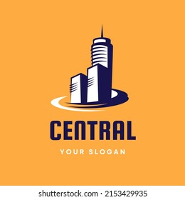 ilustración vectorial del gráfico del logotipo de construcción, construcción, texto. vista superior, perfecta para negocios financieros, corporativos y más