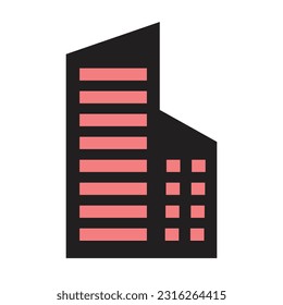 vector illustration of a building silhouette