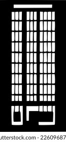 vector illustration of building symbol