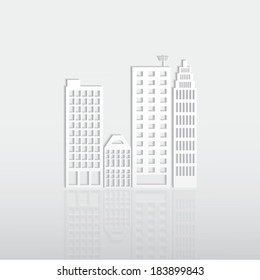 Vector illustration of buildings  - EPS 10