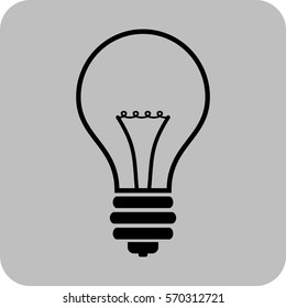 Vector Illustration of Bulb Icon
