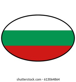 vector illustration of Bulgaria flag