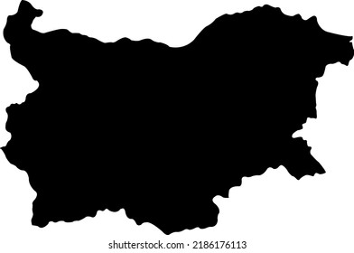 Vector Illustration of Bulgaria map