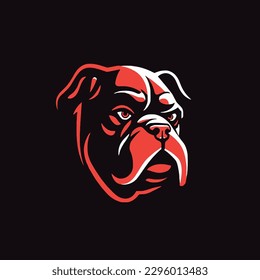 Vector Illustration of bulldog Logo