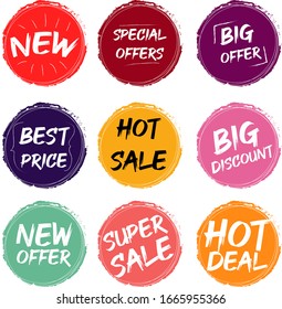 Vector Illustration Bundles Special Price Tags