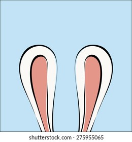Vector illustration of bunny ears