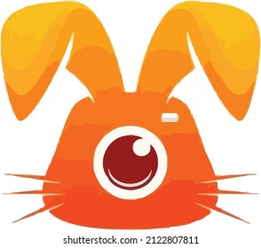 Vector Illustration of Bunny Photography logo