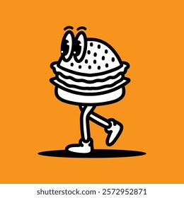 Vector Illustration Burger Food Assets