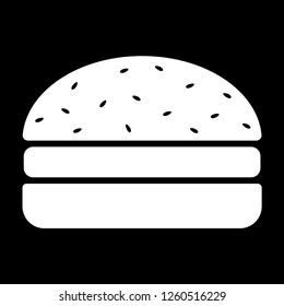 Vector illustration of burger icon