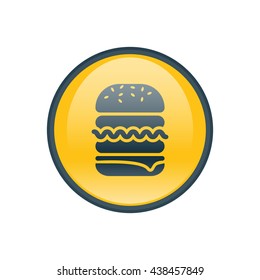 Vector illustration of burger icon