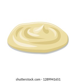 Vector illustration of burger and sandwich sign. Set of burger and slice stock vector illustration.
