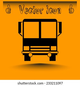 Vector illustration of a bus