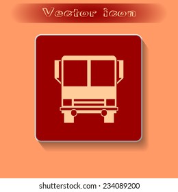Vector illustration of a bus
