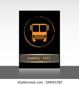 Vector illustration of a bus