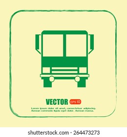 Vector illustration of a bus