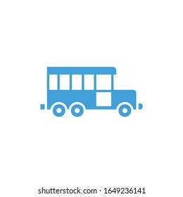 Vector illustration, bus icon template