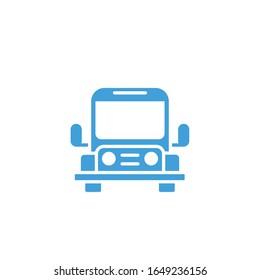 Ilustración de vectores, plantilla de icono de bus